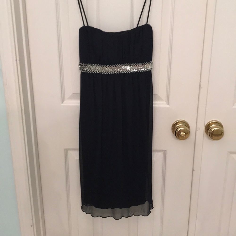 Elegant black and silver dress